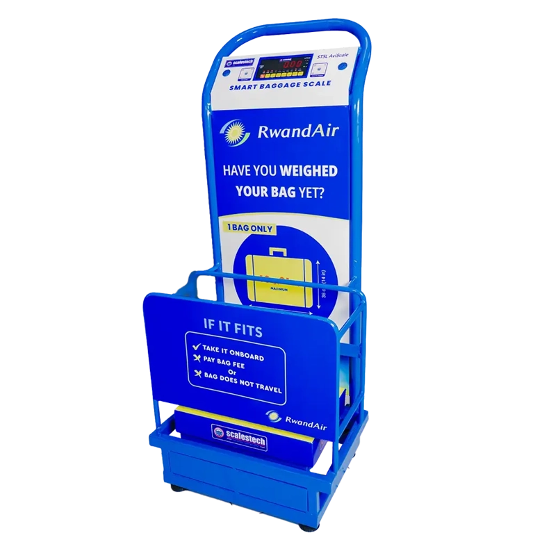 Airport-self-check-in-baggage-scale | Passenger self-weighing scale